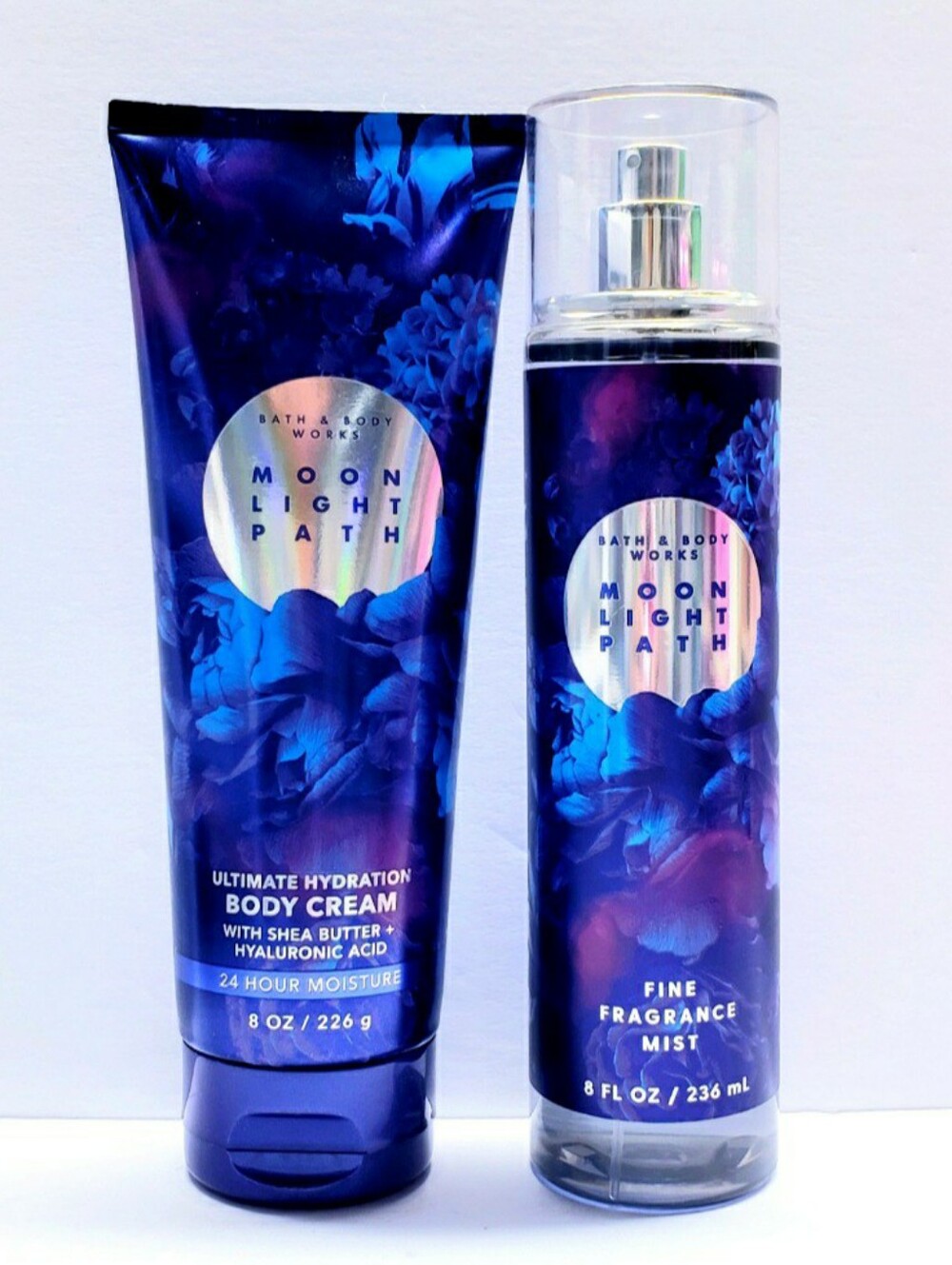 Bath & Body Works MOONLIGHT PATH Fragrance Mist and Body Cream - 2 pcs